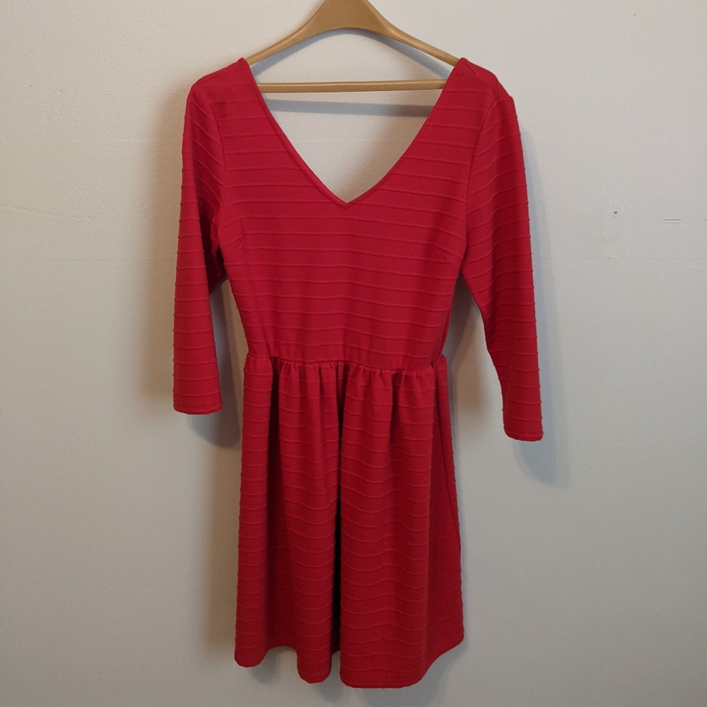 Red Alya Dress Size Large
